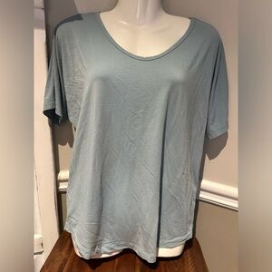 Manduka Sky Blue Short Sleeve Tee